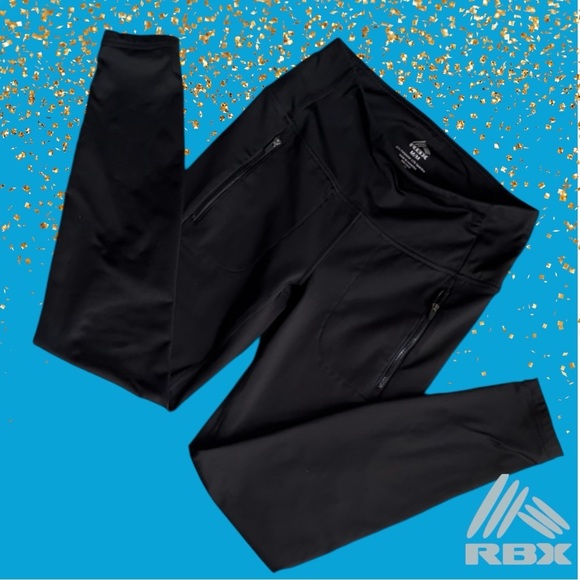 RBX Jet Black Performance Leggings - Picture 7 of 9